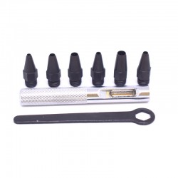 Leather punch 6 Pcs Set (2-5 mm) + Punch handle