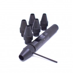 Leather punch 6 Pcs Set (5-8 mm) + Punch handle