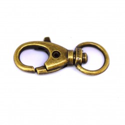 Swivel Snap Hook 12 mm Antique