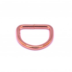 D Ring - 20 mm - Rose Gold (10pcs)