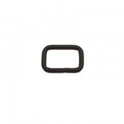 Strap Keeper Loop 16mm - Black (10pcs)