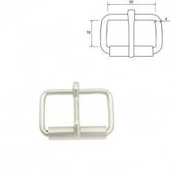 Roller buckle 30 mm (Nickel)