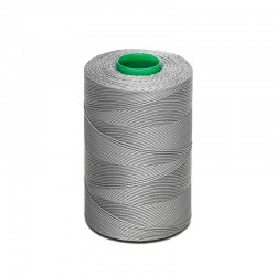 Polyester Braided Waxed Thread - 1.0 mm - Light Grey