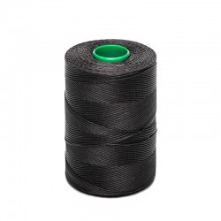 Polyester Braided Waxed Thread - 1.0 mm - Dark Chocolate