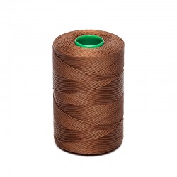 Polyester Braided Waxed Thread - 1.2 mm - Hazelnut