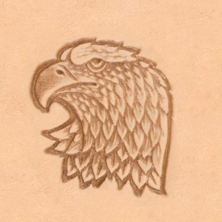 Pictorial 3D Stamp Eagle Head