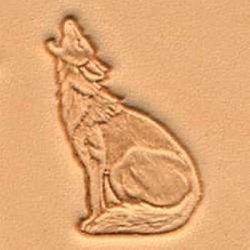 Pictorial 3D Stamp Wolf