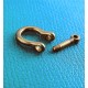 Japanese screw lock Shackle Joint Connector FOB Key Chains