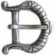 Moccus Buckle - 24 mm, Genuine Antique Silver