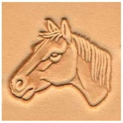 Pictorial 3D Stamp Horse Head