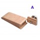 Beech sandpaper clip leather edge sanding