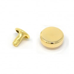 Solid Brass Rivet - 12 mm (4 sets)