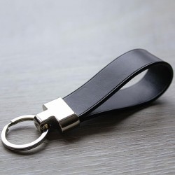 Key Fob Hardware with Keychain Ring - Nickel