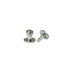 Button Stud 5.6mm - White bronze (Nickel Free)