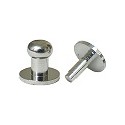 Button Stud  5.6mm - White bronze (Nickel Free)
