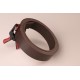 Leather Belt Vegetable Tanned Leather - Dark Brown