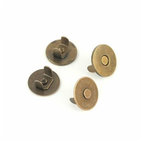 Round Magnetic Button 18 mm Antique