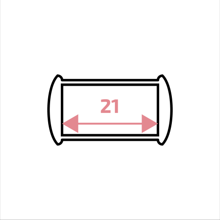 Правоъгълна Халка R12 - 21мм (2 бр)